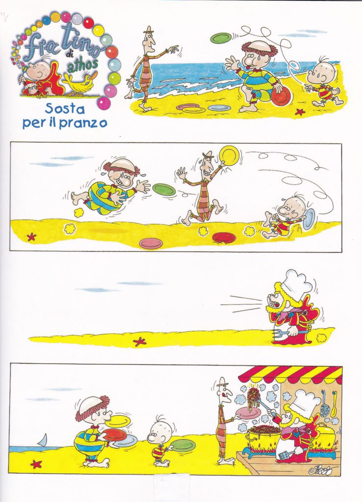 fra tino - sosta per il pranzo