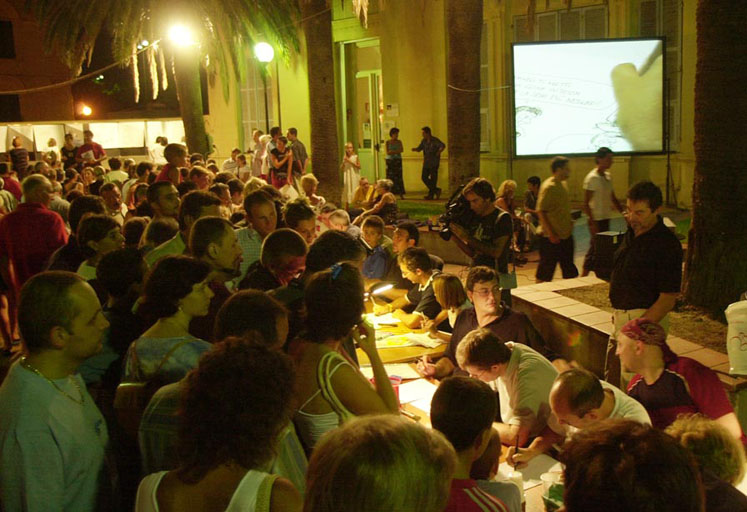 foto frosio 24082003 2003 spotorno spotornocomics la notte delle vignette